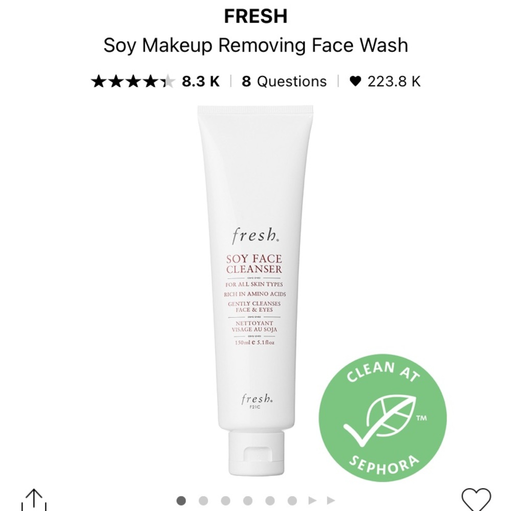 Fresh Soy Face Cleanser